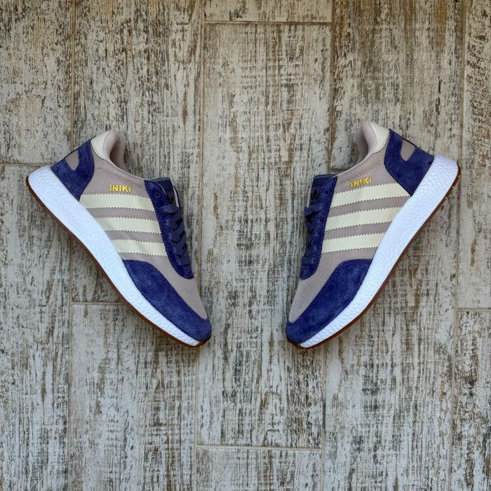 Кросівки Жіночі Adidas Iniki Beige Violet / Жіночі Кросівки / Adidas / Адідас