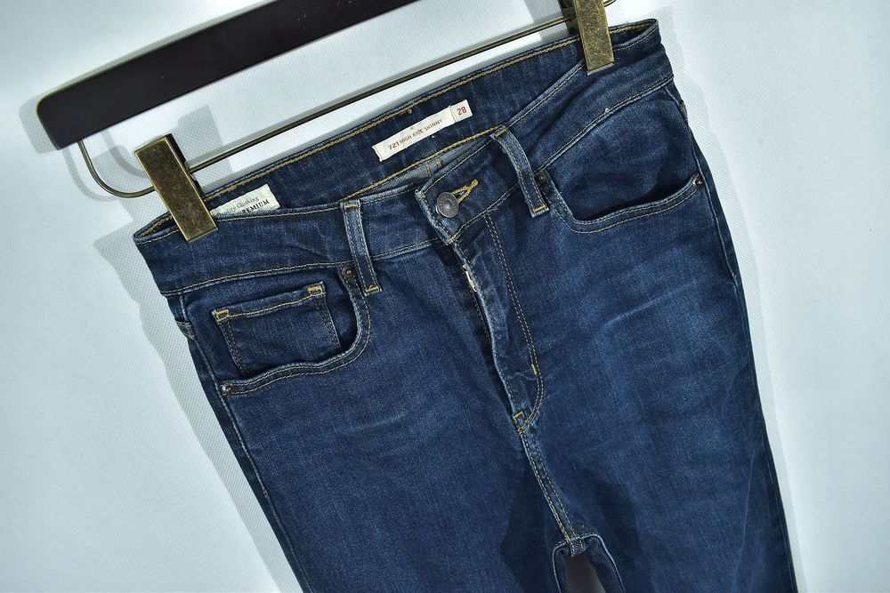 Levis 721 High Rise Skinny Jeansy Stretch W28 L30
