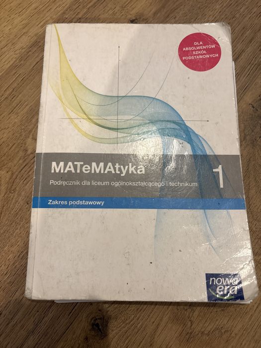 Matematyka klasa 1 zakres podstawowy