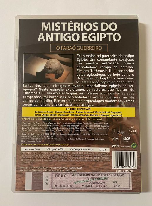 National Geographic - Mistérios do Antigo Egipto: o Faraó Guerreiro