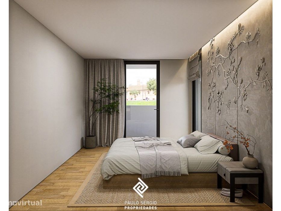 Luxuoso apartamento T1 no centro da Trofa