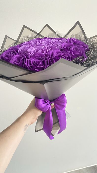 Buque de rosas eternas