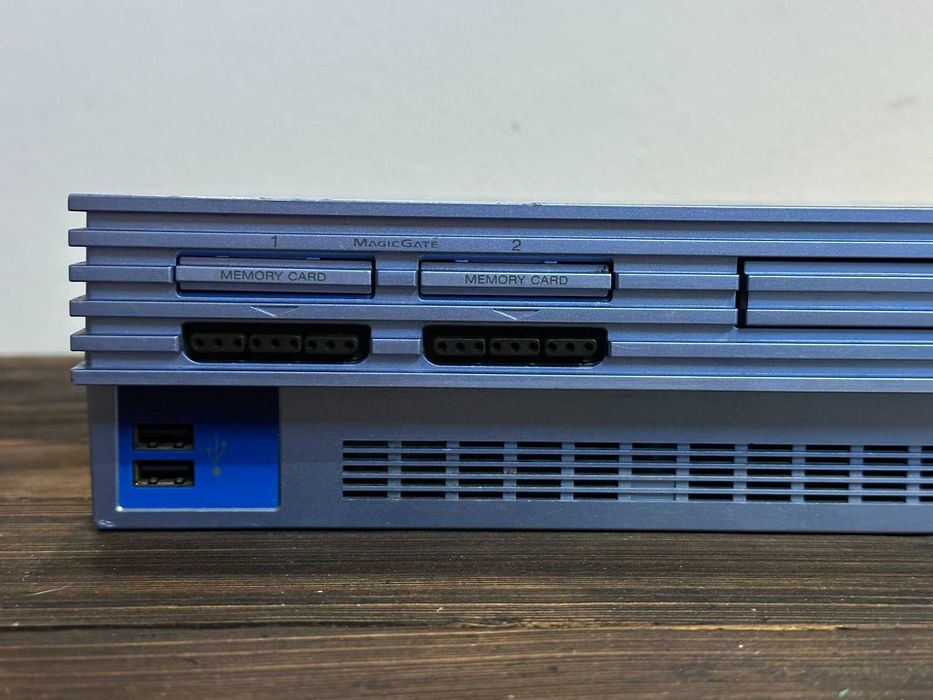 Playstation ( PS2 ) Fat - AQUA BLUE - model 5000x, PAL - świetny laser, plomba!