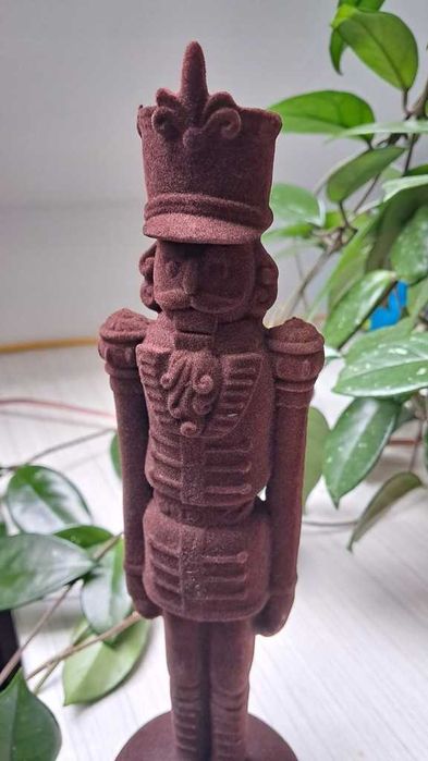 Dziadek do orzechów Luksusowa  ozdoba brązowy 24cm Dekoracja Święta
