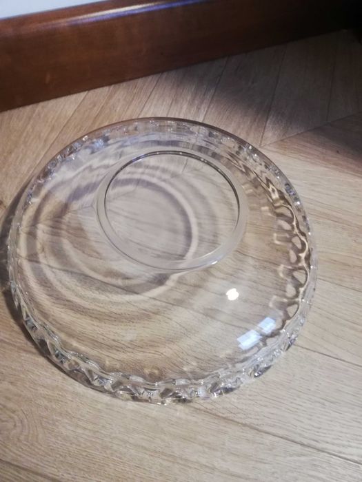 URLOP Misa szklana 27cm Schwepnitz Keuchel lata 60/70