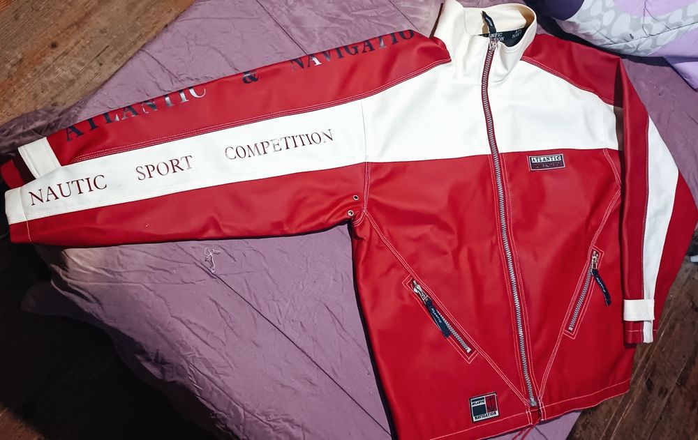 vintage-style Atlantic racing jacket