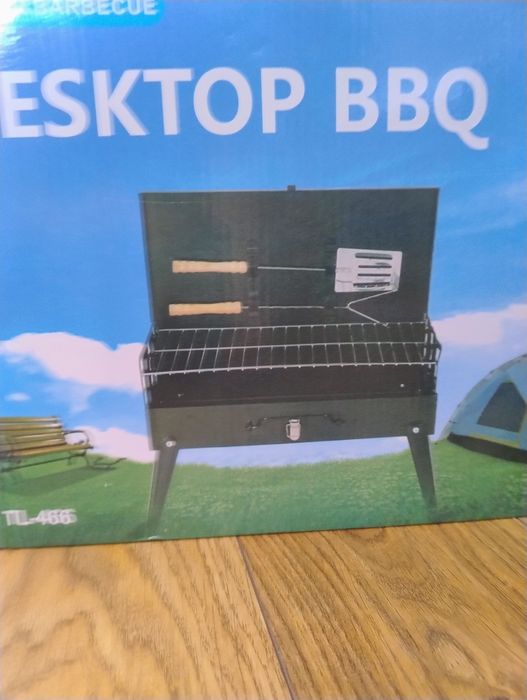 Grill przenośny walizeczka zestaw nowy