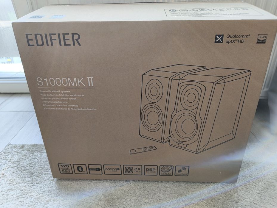 Kolumny/Głośniki Aktywne Edifier S1000MKII 2.0 120W Bluetooth Hi-Res apt-X Stan Idealny
