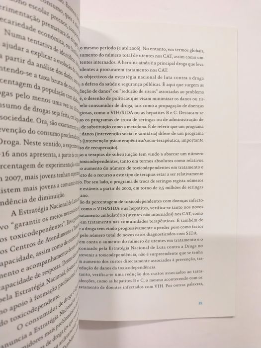 Droga e propinas: avaliações de impacto legislativo