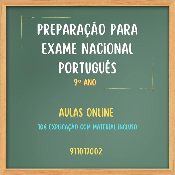 Preparaçao para Exame Nacional 9°Ano