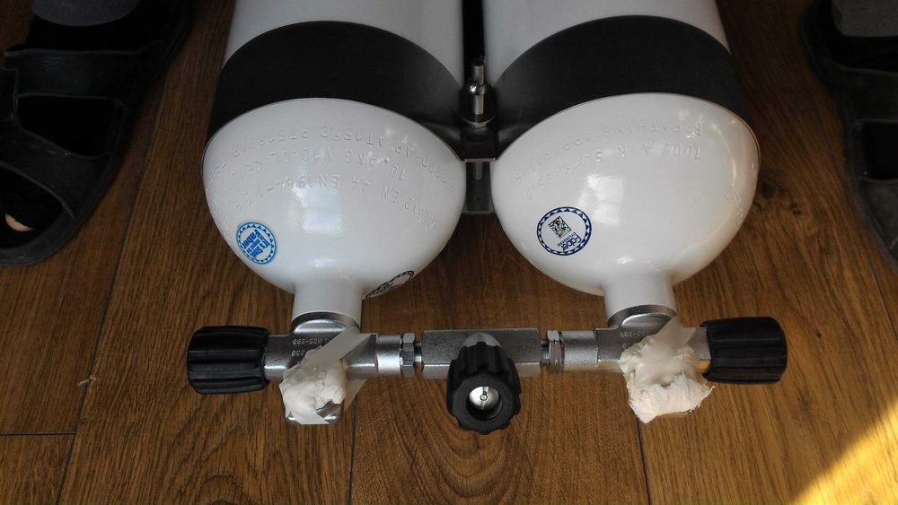 Twinset 2x10l Firmy Faber + Manifold