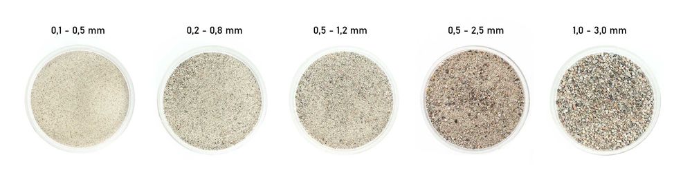 Piasek kwarcowy PREMIUM ŚCIERNIWO DO PIASKOWANIA 0,1-0,5 mm 1000 kg