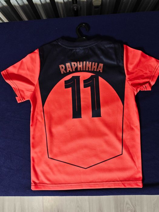 Koszulka FC Barcelona - 11 - Raphinha - Pomarańczowa Chrzanów • OLX.pl