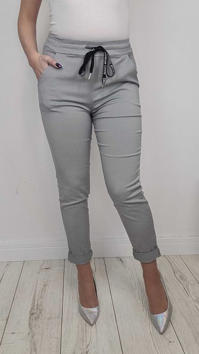 10 KOLORÓW Cygaretki S-XXL eleganckie spodnie damskie