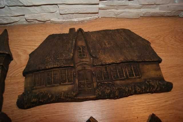 Płaskorzeźby ceramika ręcznie malowana