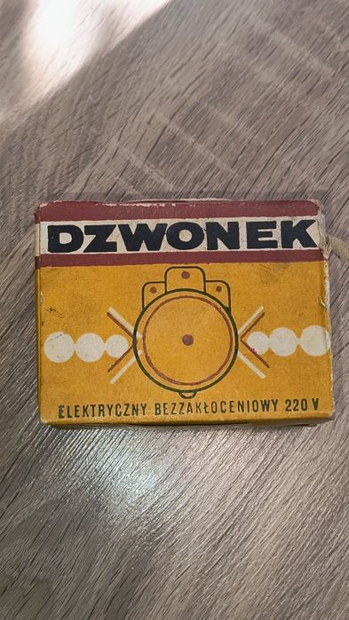Zabytkowy dzwonek bezzakłóceniowy 220V PRL Ospel