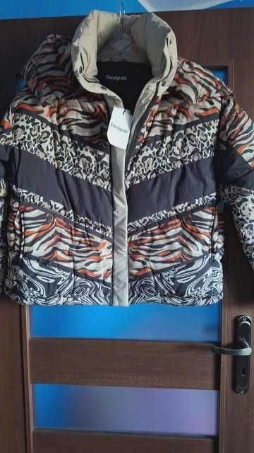 Desigual kurtka z kapturem mega ciepła L