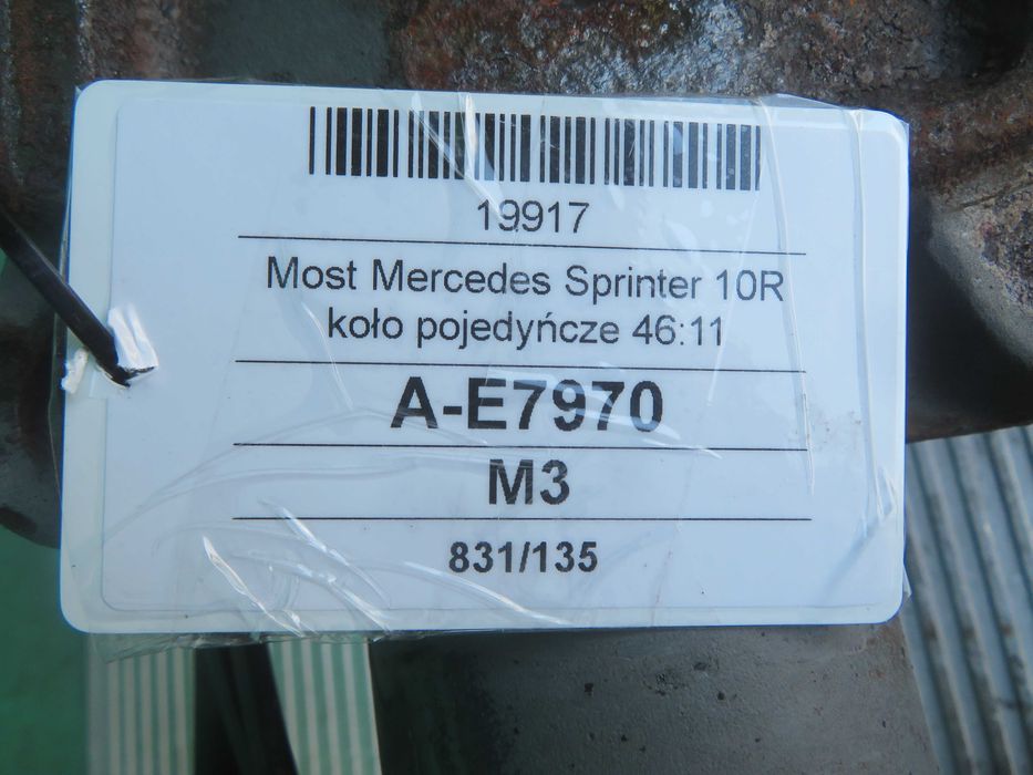 Mercedes Sprinter Vw Crafter 10r most dyfer 46:11