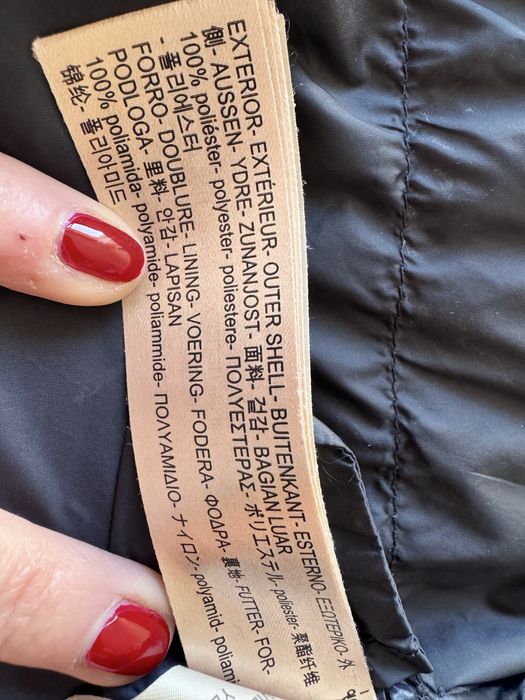 Płaszcz kurtka długa puchowa marki Massimo Dutti rozmiar 36 granatowa