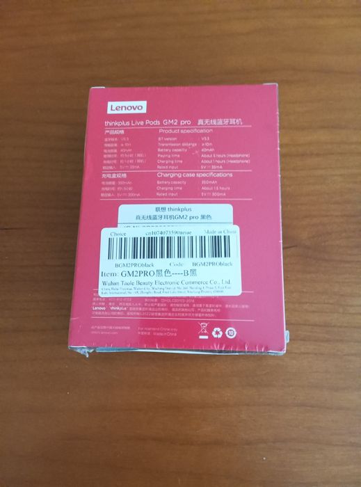 Earphones novos gaming Lenovo