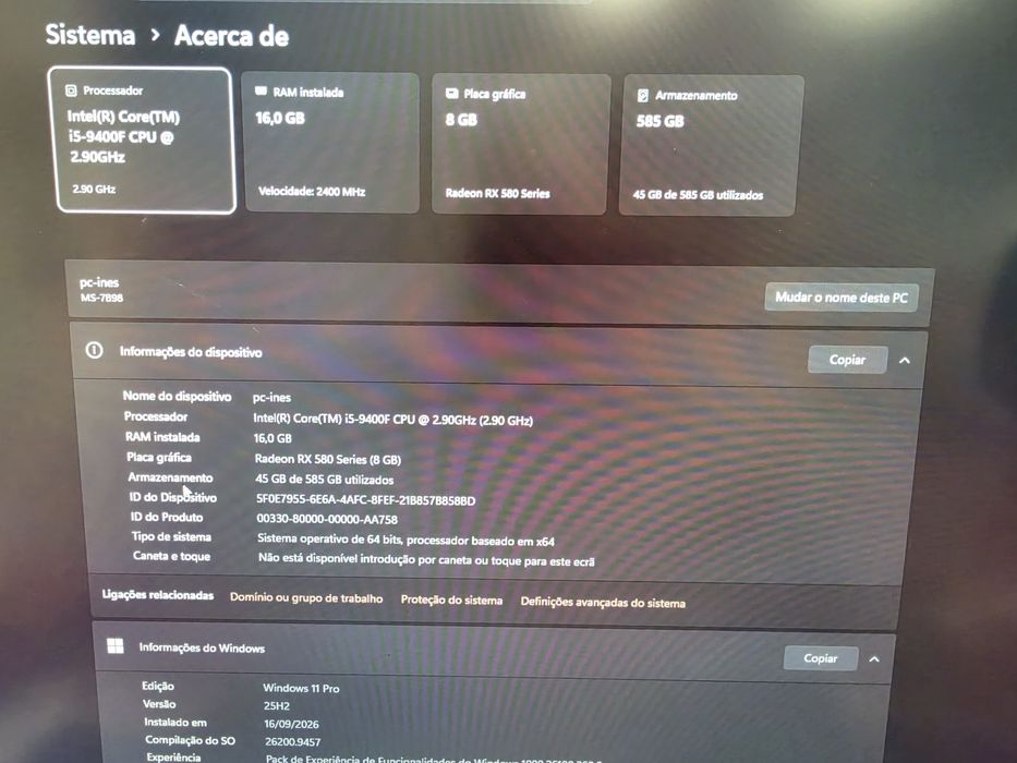 PC gaming em muito bom estado