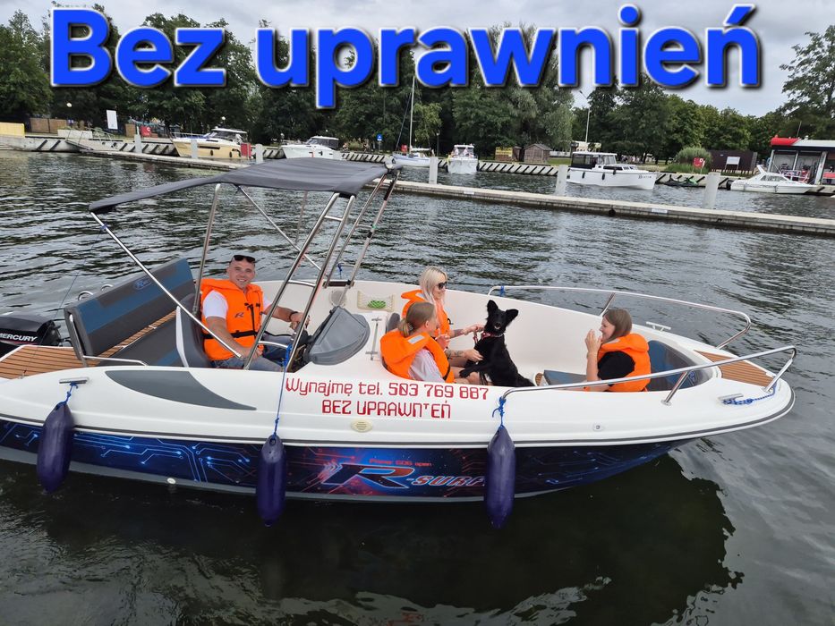 Od 150zł/ godz. Motorówka bez uprawnień