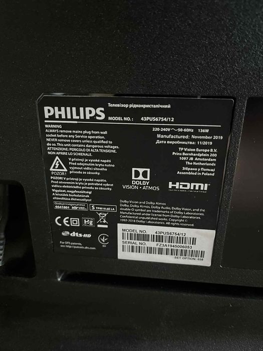 Telewizor Philips 43" idealny
