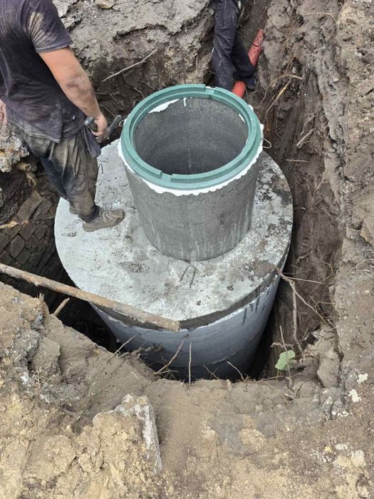 Септик каналізація із кілець під ключ копка М500(6,8,10,12,19)м3