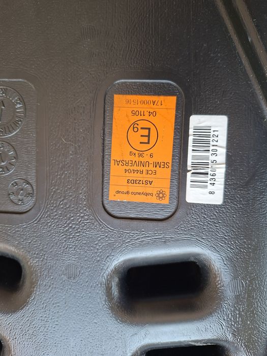 Cadeira auto babyauto 1 2 3 isofix