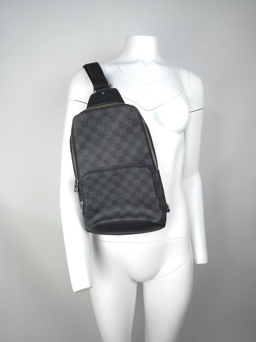 Louis Vuitton plecak czarny w kratkę