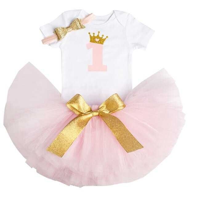 ELEGANCKI komplet dziewczęcy dziecięcy 80 cm roczek urodziny tutu