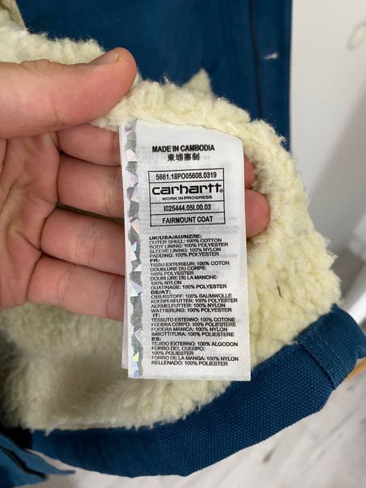 Carhartt fairmount coat kurtka zimowa owcy jacket