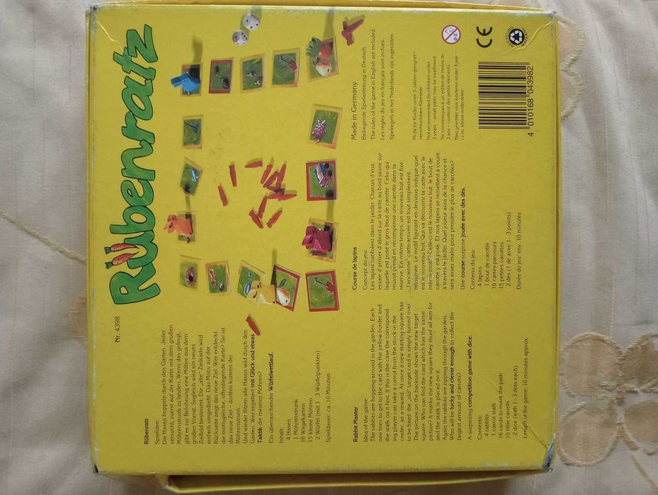 JG_002 | Rübenratz | Haba |  Usado e Incompleto