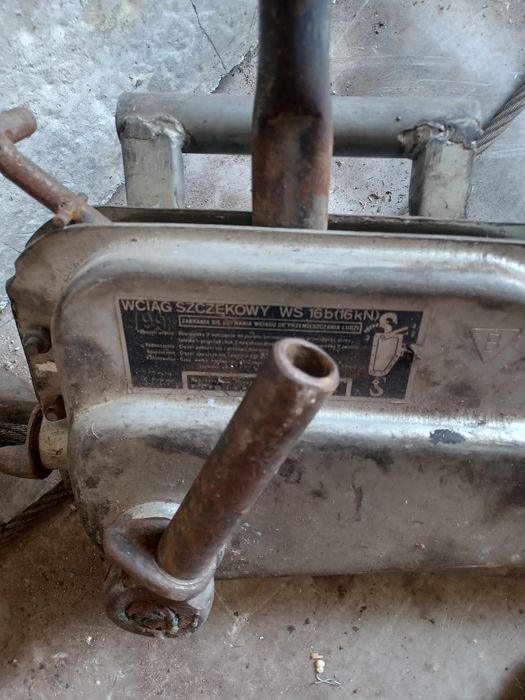 Wyciągarka wciągarka przeciągarka ręczna linowa WS 16b (16kN)