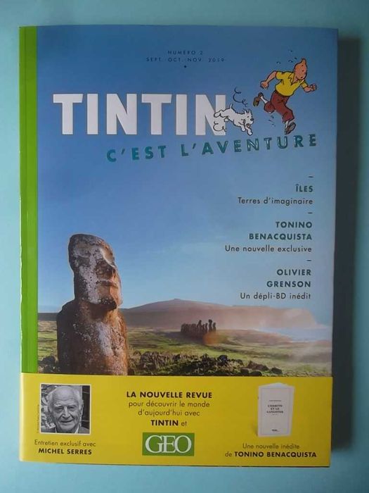 TINTIN C'est La Aventure! Dossier Revista GEO Nº 1, 2, 6, 9