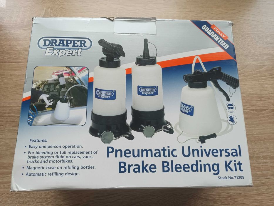 Комплект для прокачки тормозов DRAPER No.71205 BBK3A Expert (Англия).