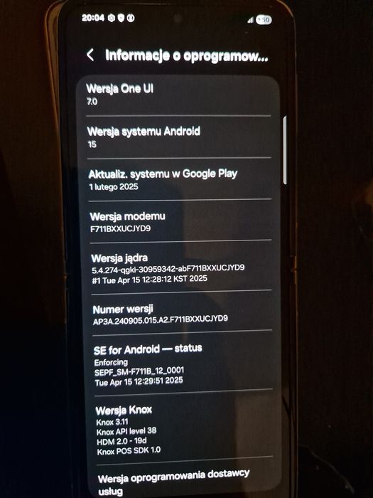 Płyta Główna Samsung Z Flip 3 8/256