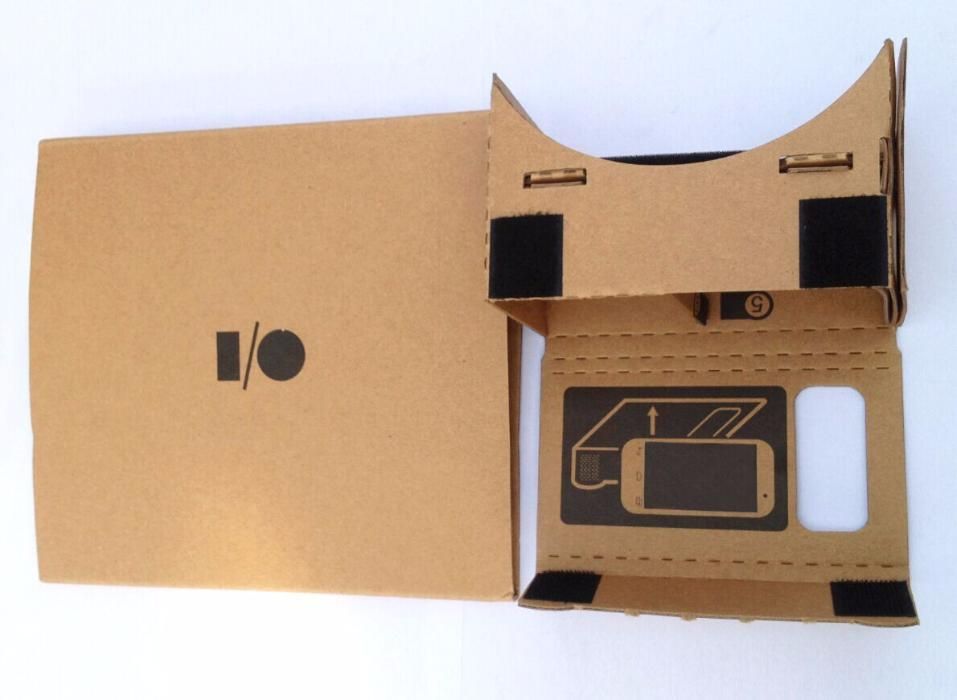 Oculos VR cartão tipo Google com lentes.