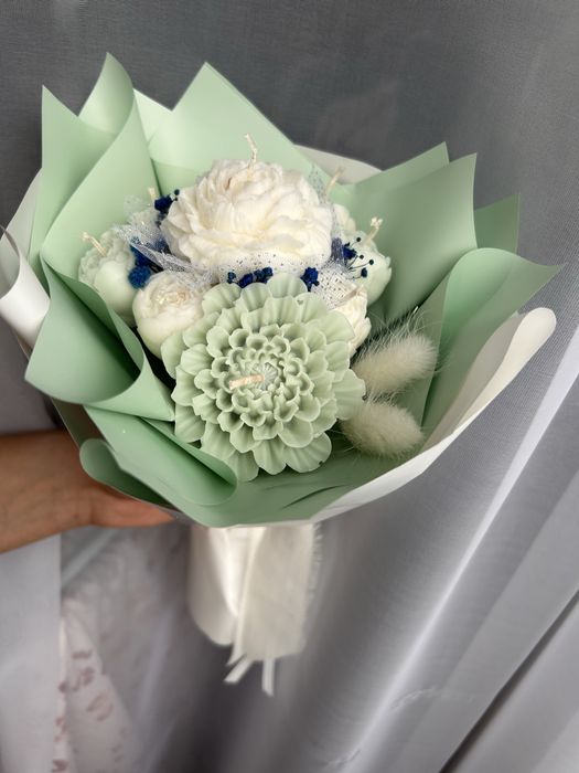 Bukiety ze świec sojowych