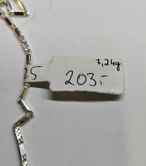 Srebrny łańcuszek 925 7,24G