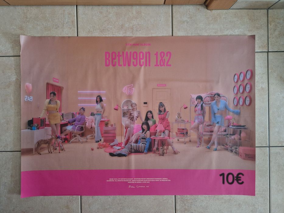 Photocards e posters das Twice