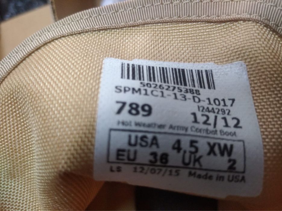 Оригінальні берці Combat Boot.