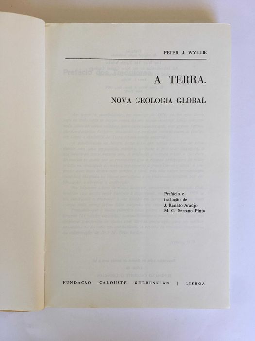 A Terra. Nova Geologia Global