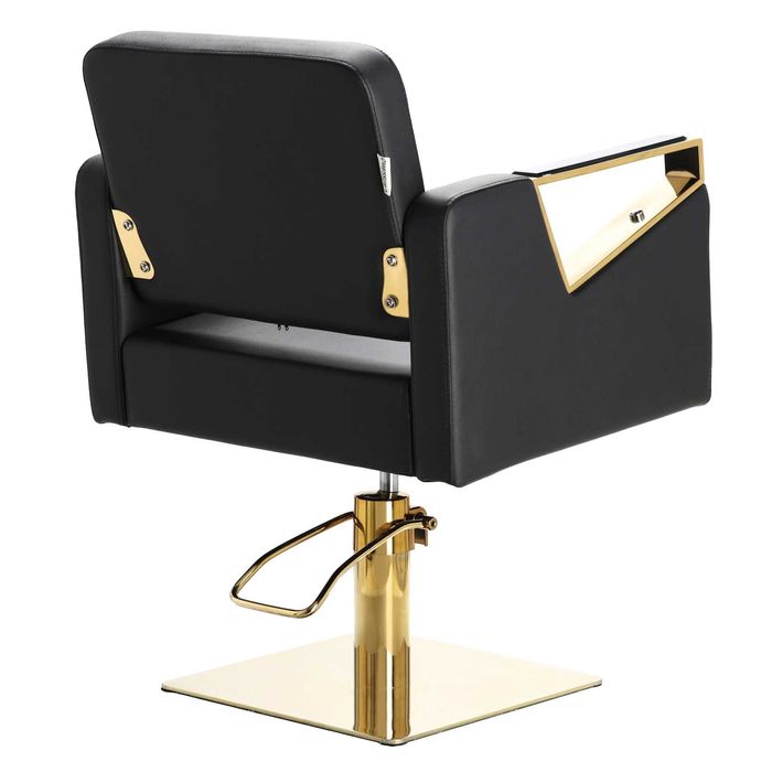 Перукарське крісло TOMAS Gold на гідравліці з підставкою для ніг Нові