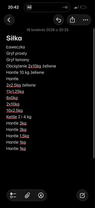 Siłownia domowa