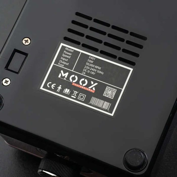 Фрезер для манікюру і педикюру MOOX X401 50 000 об/хв 70W Рожевий