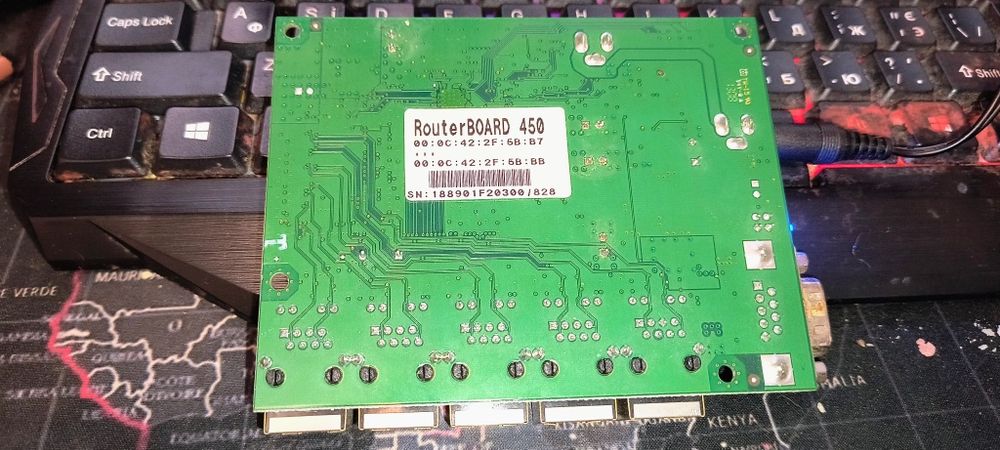 Mikrotik rb 450 під відновлення