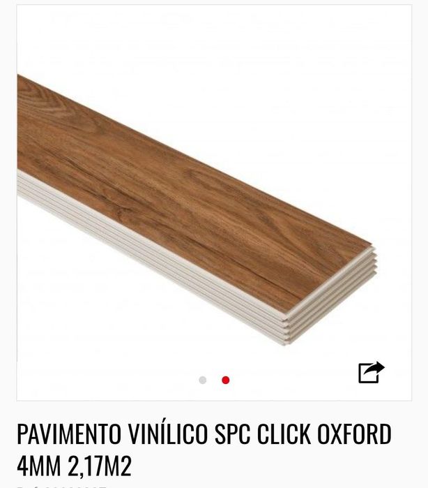 Pavimento (novo) vinilíco Click Oxford