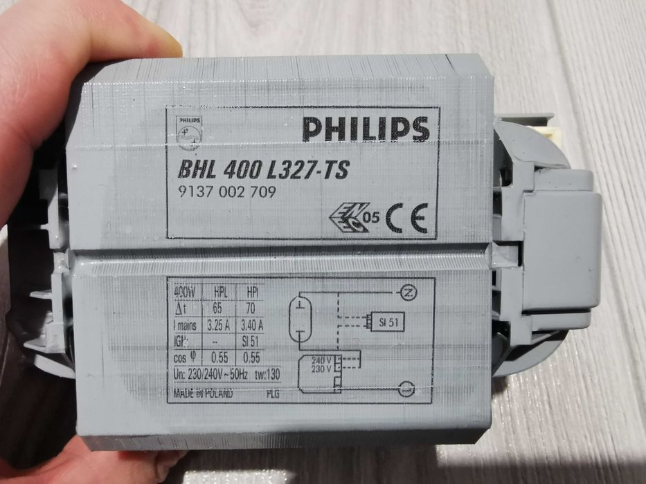 Zestaw kondensator statecznik zapłonnik Philips HPI do lamp