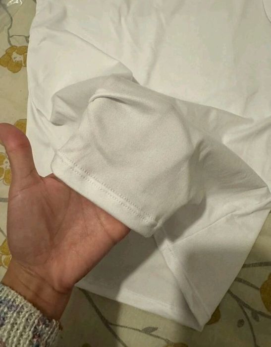 Regata canelada branca